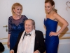 VIENNA, AUSTRIA - MARCH 19: Karl Spiehs, his wife Angelika Spiehs and Mirjam Weichselbraun at Karl Spiehs 85th birthday celebration on March 19, 2016 in Vienna, Austria. (Photo by Chris Hofer/Getty Images) *** Local Caption *** Karl Spiehs; Angelika Spiehs; Mirjam Weichselbraun